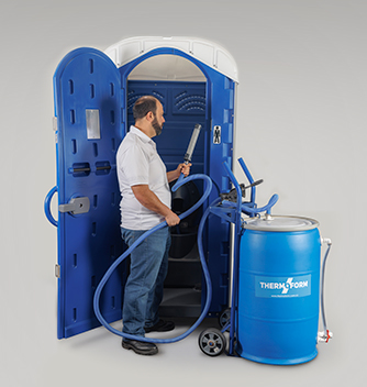 Portable toilet MT23 manual station